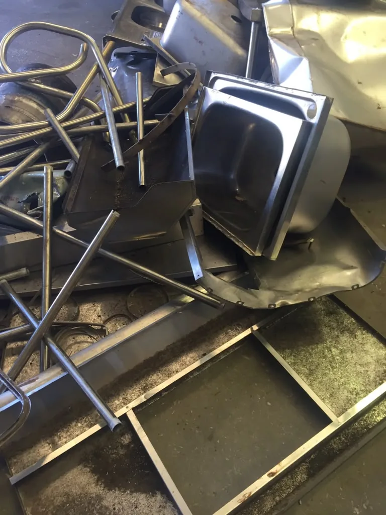 Stainless steel scrap sorted at our Perth yard